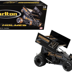 Winged Sprint Car #21 Tanner Holmes "Tarlton - American Rock and Rent" (2025) 1/18 Diecast Model Car by ACME  by Diecast Mania