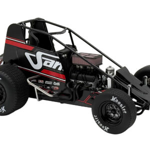 Winged Sprint Car #14 Spencer Bayston "Four CCCC's Construction - Sander" Jason Meyers Racing (2025) 1/18 Diecast Model Car by ACME from the Sports Car Racing Collectibles store collection.