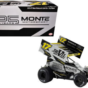 Winged Sprint Car #17 Cory Eliason "Devil Race Karts" Monte Motorsports (2025) 1/18 Diecast Model Car by ACME  by Diecast Mania