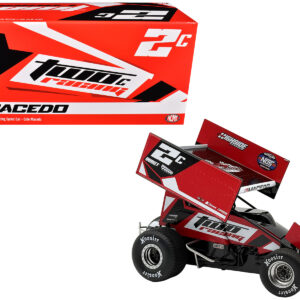Winged Sprint Car #2C Cole Macedo "Two C Racing" (2025) 1/18 Diecast Model Car by ACME from the Sports Car Racing Model Cars store collection.