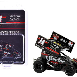 Winged Sprint Car #14 Spencer Bayston "Four CCCC's Construction - Sander" Jason Meyers Racing (2025) 1/50 Diecast Model Car by ACME  by Diecast Mania