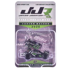 Winged Sprint Car #41 Carson Macedo "Albaugh" Jason Johnson Racing (2025) 1/50 Diecast Model Car by ACME from the Sports Car Racing Model Cars store collection.