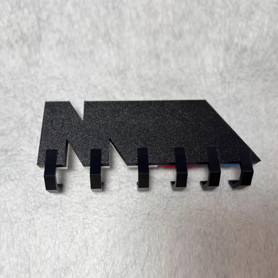 BMW M Logo Key Holder – Wall Mounted Adhesive Hook (6 Hooks) Automotive