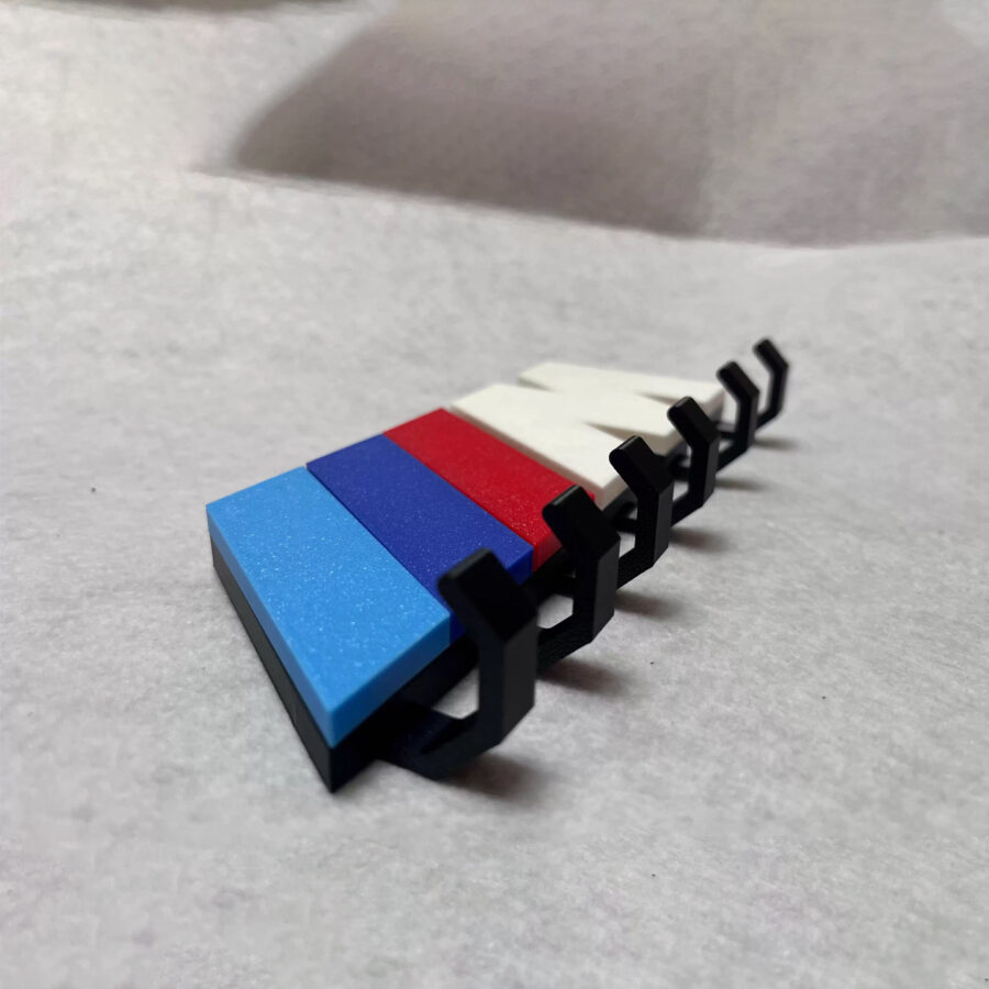 BMW M Logo Key Holder – Wall Mounted Adhesive Hook (6 Hooks) Automotive