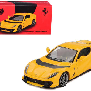 Ferrari 812 Competizone Giallo Modena Yellow 1/64 Diecast Model Car by BBR  by Diecast Mania