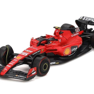 Ferrari SF-23 #55 Carlos Sainz Formula One F1 "Bahrain GP" (2023) 1/64 Diecast Model Car by BBR  by Diecast Mania