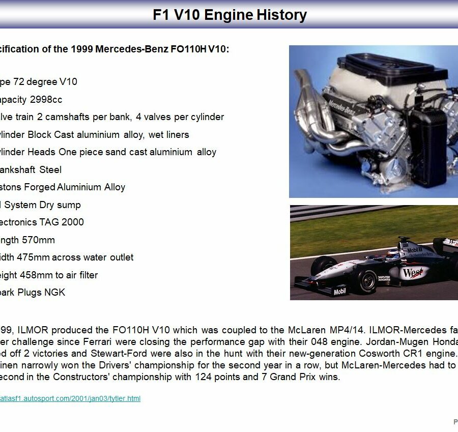 Mercedes-Ilmor V10 F1 CRANK-SHAFT Formula 1 Memorabilia