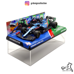 Fernando Alonso - Alpine F1 A521 - 2021 Saudi Arabian GP / 1:43 F1 Model Cars by grdesigncollection