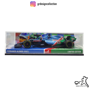 Fernando Alonso - Alpine F1 A521 - 2021 Saudi Arabian GP / 1:43 F1 Model Cars by grdesigncollection