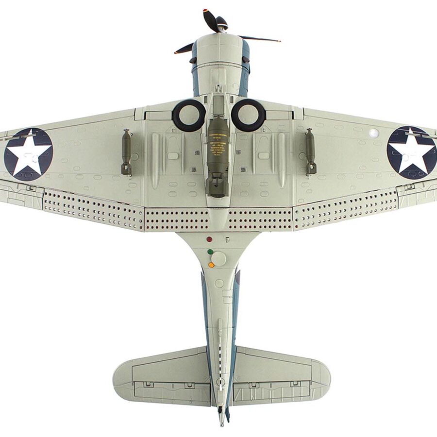 Douglas SBD-3 Dauntless Aircraft "Dusty Kleiss S-7 Scouting Six USS Enterprise" (1942) United States Navy "Premium Collection" 1/32 Diecast Model by Hobby Master Automotive