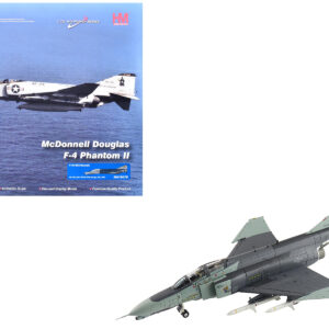 McDonnell Douglas F-4G Phantom II Fighter-Bomber Aircraft "Wild Weasels 69-7253 561st TFS 35th TFW George AFB" (1991) United States Air Force "Air Power Series" 1/72 Diecast Model by Hobby Master from the Formula 1 Memorabilia store collection.