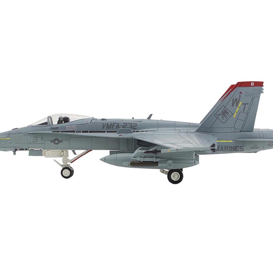 McDonnell Douglas F/A-18C Hornet Aircraft "VMFA-232 Red Devils" (2014) United States Marine Corps "Air Power Series" 1/72 Diecast Model by Hobby Master Automotive