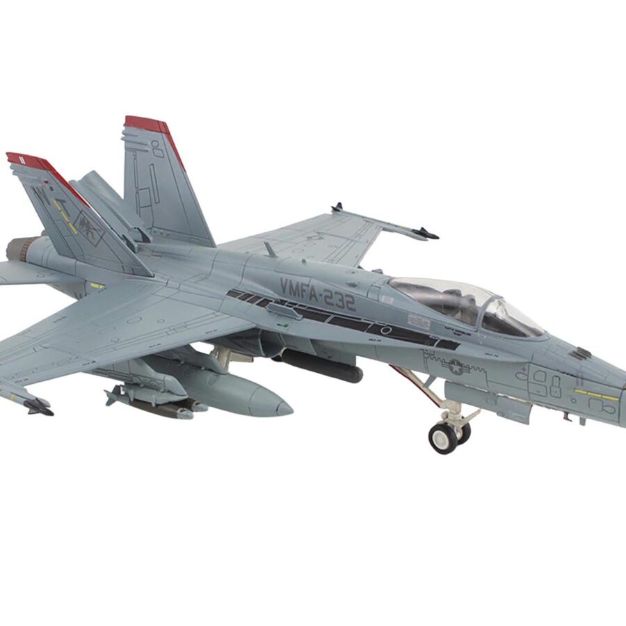 McDonnell Douglas F/A-18C Hornet Aircraft "VMFA-232 Red Devils" (2014) United States Marine Corps "Air Power Series" 1/72 Diecast Model by Hobby Master Automotive