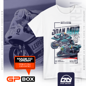 Joan Mir 2016 First Victory T-Shirt | Moto3 Leopard Racing Shirt | Austrian GP Motorcycle Racing Tee from the Cal Crutchlow store collection.