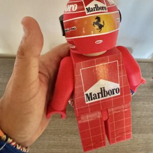 F1 Figura Minifigure XXL Michael Schumacher 2000 world champion Ferrari team GP size XXL F1 Drivers by RacingModelCar
