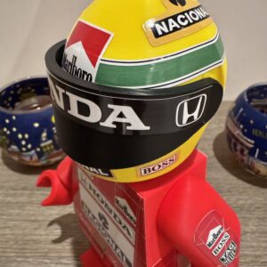 F1 Figura Minifigure XXL Ayrton Senna 1990 McLaren World Champion team GP size XXL F1 Drivers by RacingModelCar