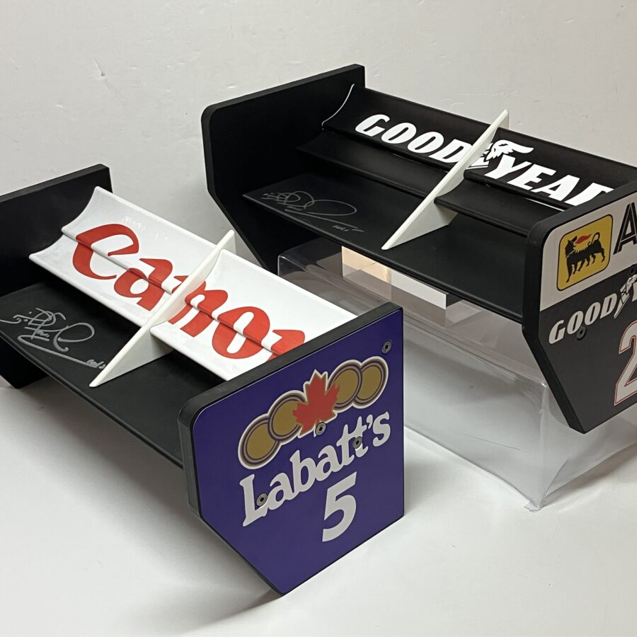 Nigel Mansell signed Williams FW14B scale rear wing F1 Art