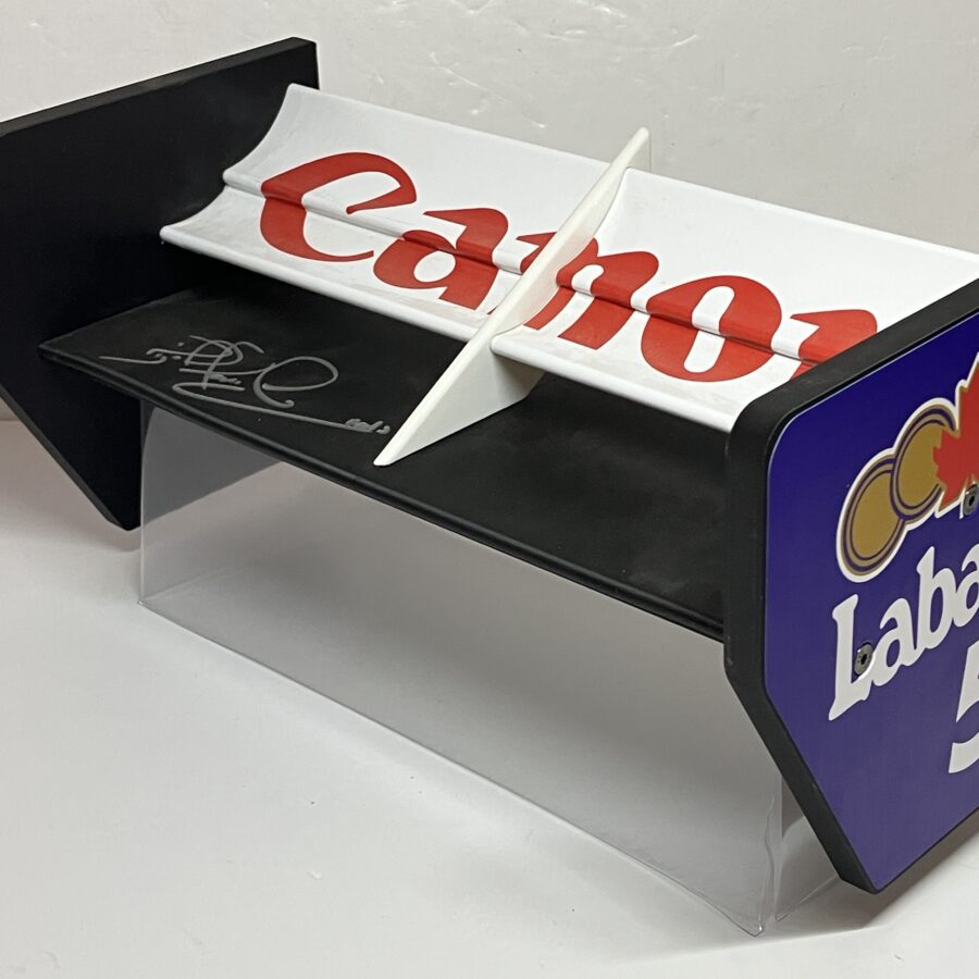Nigel Mansell signed Williams FW14B scale rear wing F1 Art