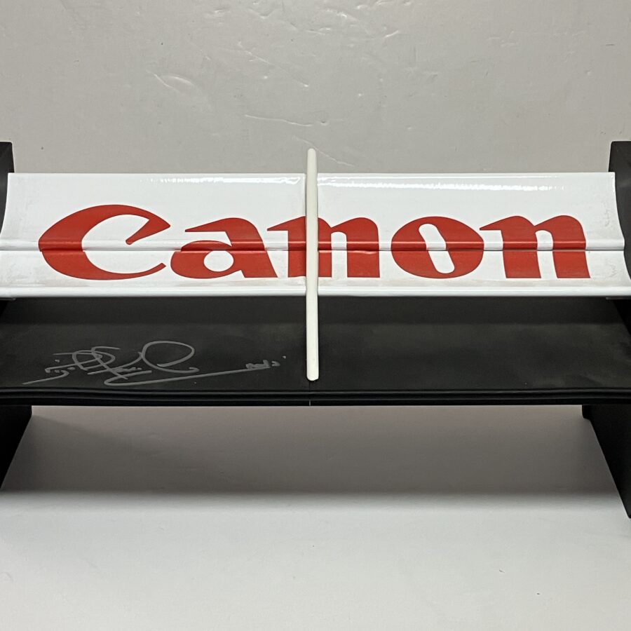 Nigel Mansell signed Williams FW14B scale rear wing F1 Art