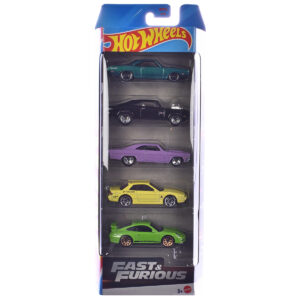 "Fast & Furious" 5 piece Set die Diecast Model Cars by Hot Wheels  by Diecast Mania