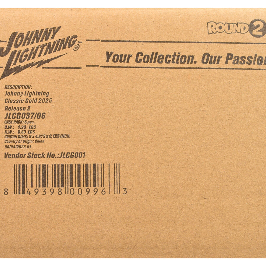 "Classic Gold Collection" 2025 Release 2 Set of 6 Cars 1/64 Diecast Model Cars by Johnny Lightning Automotive