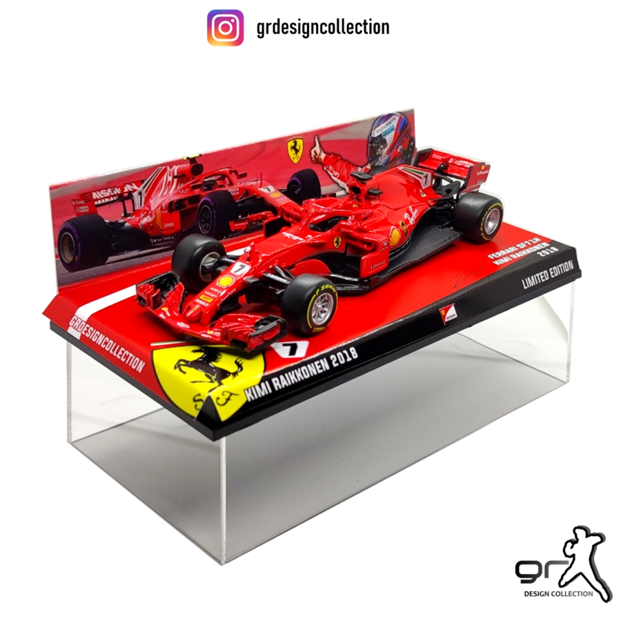 Kimi Raikkonen - Ferrari SF71-H - F1 GP 2018 / 1:43 Belgium GP - Spa-Francorchamps Track Art