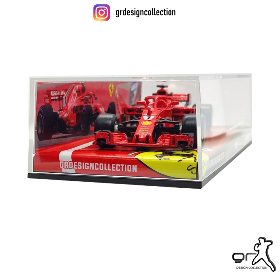 Kimi Raikkonen - Ferrari SF71-H - F1 GP 2018 / 1:43 Belgium GP - Spa-Francorchamps Track Art