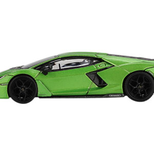 Lamborghini Revuelto Verde Selvans Green Metallic Limited Edition 1/64 Diecast Model Car by Mini GT from the Sports Car Racing Collectibles store collection.