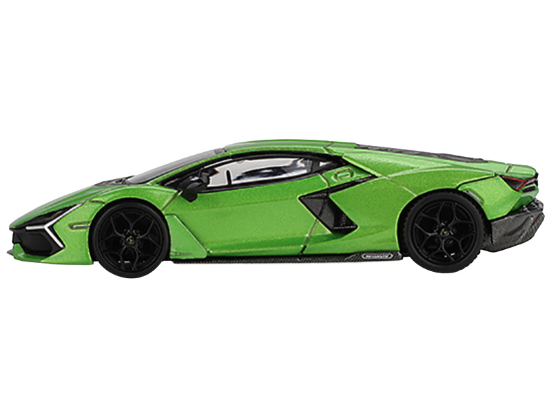 Lamborghini Revuelto Verde Selvans Green Metallic Limited Edition 1/64 Diecast Model Car by Mini GT from the Lamborghini store collection.