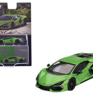 Lamborghini Revuelto Verde Selvans Green Metallic Limited Edition 1/64 Diecast Model Car by Mini GT from the Sports Car Racing Collectibles store collection.