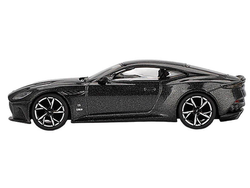 Aston Martin DBS RHD (Right Hand Drive) "007 Edition" Black Metallic Limited Edition 1/64 Diecast Model Car by Mini GT Automotive