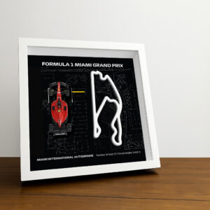 F1 Framed - Miami GP - Miami International Autodrome | Various Cars | F1 Wall Art | Circuit Frame | F1 Gift | Framed F1 Art | Formula One - 01 - Red Bull F1 RB19 11 Perez from the Formula 1 Memorabilia store collection.