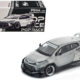 Toyota "Pandem" GR Yaris RHD (Right Hand Drive) Raw Metal 1/64 Diecast Model Car by Pop Race