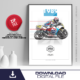 Kevin Schwantz | 1989 Suzuki RGV500 Poster | MotoGP GP500 Racing Art Print | Vintage Motorcycle Wall Decor Kevin Schwantz | 1989 Suzuki RGV500 Poster | MotoGP GP500 Racing Art Print | Vintage Motorcycle Wall Decor