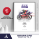 Alessandro Gramigni 1992 Aprilia RS125R | Digital Download Poster | Vintage Motorcycle Racing Wall Art | MotoGP Print A2 Alessandro Gramigni 1992 Aprilia RS125R | Digital Download Poster | Vintage Motorcycle Racing Wall Art | MotoGP Print A2