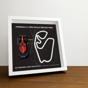 F1 Framed - Sao Paulo GP - Autodromo Jose Carlos Pace | Various Cars | F1 Wall Art | Circuit Frame | F1 Gift | Framed F1 Art | Formula One - 01 - Red Bull F1 RB19 11 Perez from the Formula 1 Memorabilia store collection.