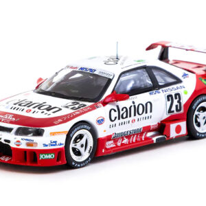 Nissan NISMO GT-R LM #23 Kazuyoshi Hoshino - Toshio Suzuki - Masahiko Kageyama "Presentation" "24 Hours of Le Mans" (1995) "Hobby64" Series 1/64 Diecast Model Car by Tarmac Works from the Sports Car Racing Model Cars store collection.