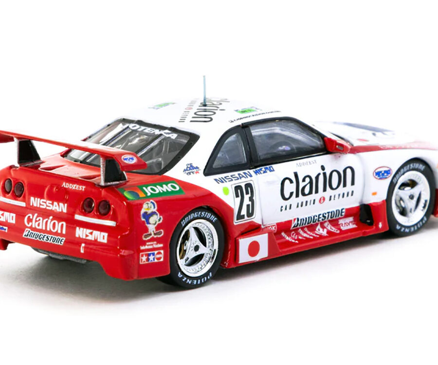 Nissan NISMO GT-R LM #23 Kazuyoshi Hoshino - Toshio Suzuki - Masahiko Kageyama "Presentation" "24 Hours of Le Mans" (1995) "Hobby64" Series 1/64 Diecast Model Car by Tarmac Works Automotive