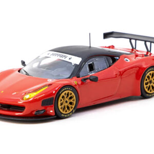 Ferrari 458 Italia GT3 Red with Black Top "Road64" Series 1/64 Diecast Model Car by Tarmac Works from the Sports Car Racing Model Cars store collection.