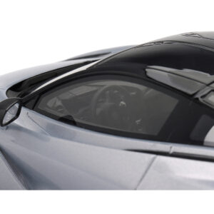 McLaren 750S Ice Silver Metallic with Black Top 1/18 Model Car by Top Speed from the Automotive store collection.