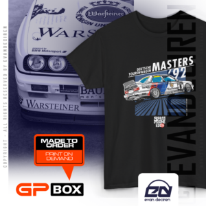 DTM 1992 T-Shirt | Vintage Racing Shirt | Retro Motorsport Tee | German Touring Car Graphic Apparel | 90s Racing Gift from the Formula 1 Memorabilia store collection.