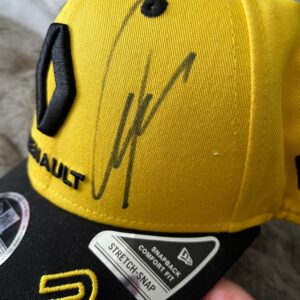 Signed Daniel Ricciardo and Nico Hulkenberg Renault F1 Team Cap  by motorsport-memories-second-homes