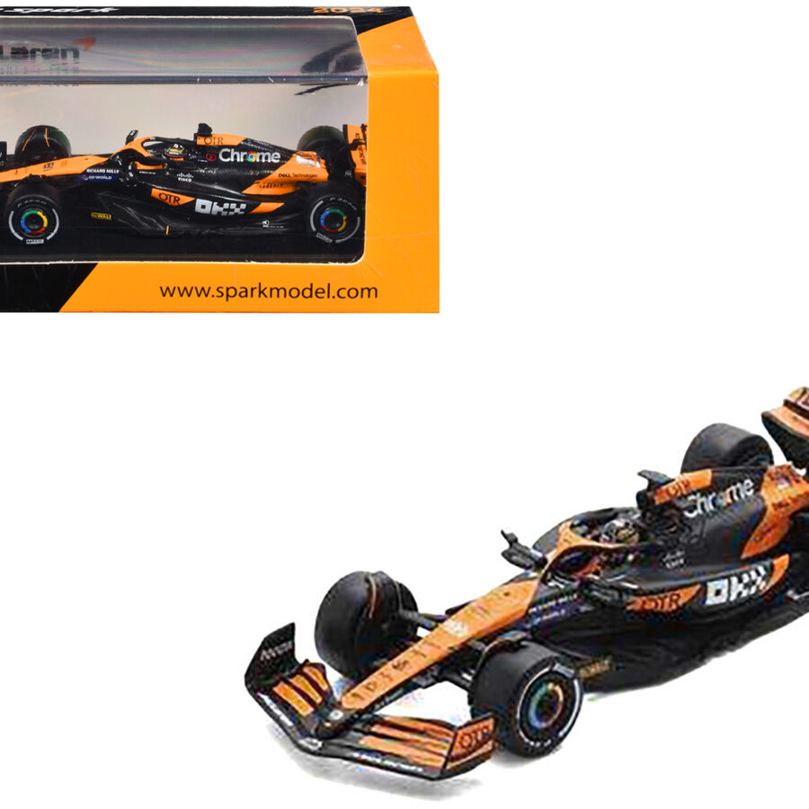 McLaren MCL38 #81 Oscar Piastri Formula One F1 "Australian GP" (2024) 1/64 Diecast Model Car by Spark from the Sports Car Racing Model Cars store collection.