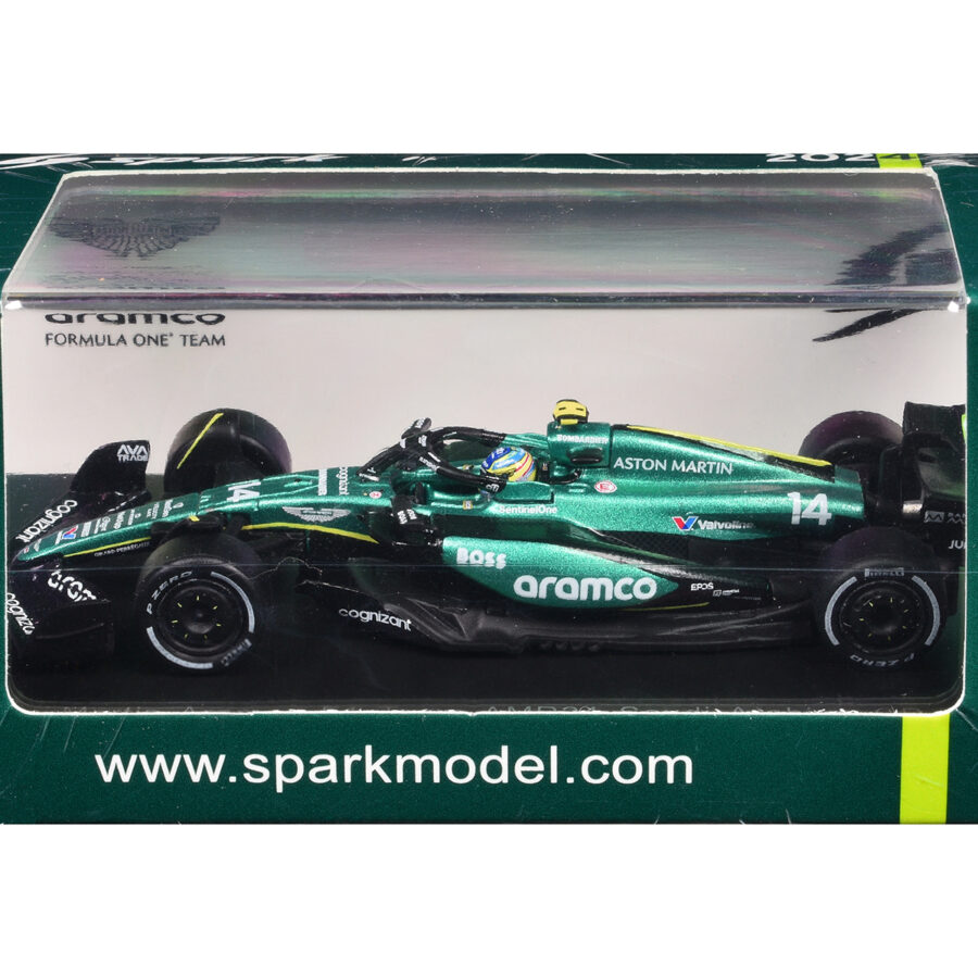 Aston Martin AMR24 #14 Fernando Alonso Formula One F1 "Saudi Arabian GP" (2024) 1/64 Diecast Model Car by Spark Audi
