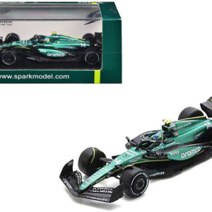 Aston Martin AMR24 #14 Fernando Alonso Formula One F1 "Saudi Arabian GP" (2024) 1/64 Diecast Model Car by Spark from the Sports Car Racing Model Cars store collection.