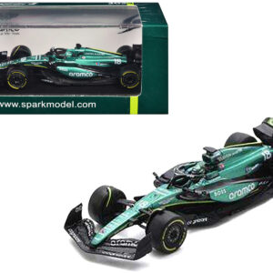 Aston Martin AMR24 #18 Lance Stroll Formula One F1 "Saudi Arabian GP" (2024) 1/64 Diecast Model Car by Spark  by Diecast Mania