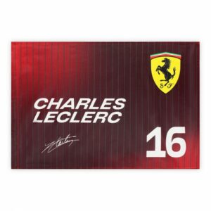 Bandera Ferrari F1 Charles Leclerc 2025 60x90cm. from the Ferrari F1 Memorabilia store collection.