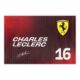 Bandera Ferrari F1 Charles Leclerc 2025 60x90cm.