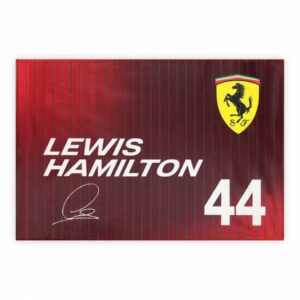 Bandera Ferrari F1 Lewis Hamilton 2025 60x90cm. from the Ferrari F1 Memorabilia store collection.
