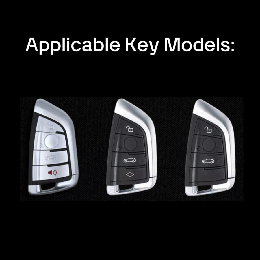 BMW Key Case with M-Strap – Motorsport Inspired Protective Shell (Grey) Automotive